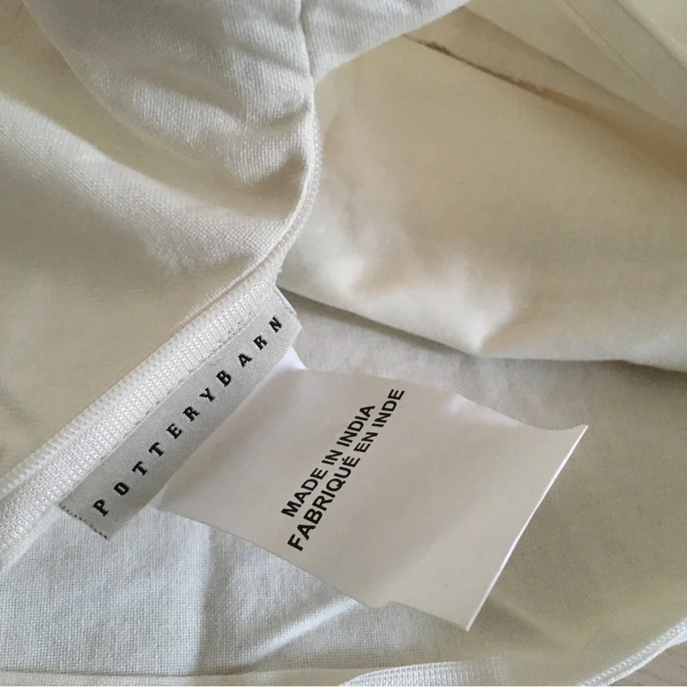Pottery Barn cotton decorative